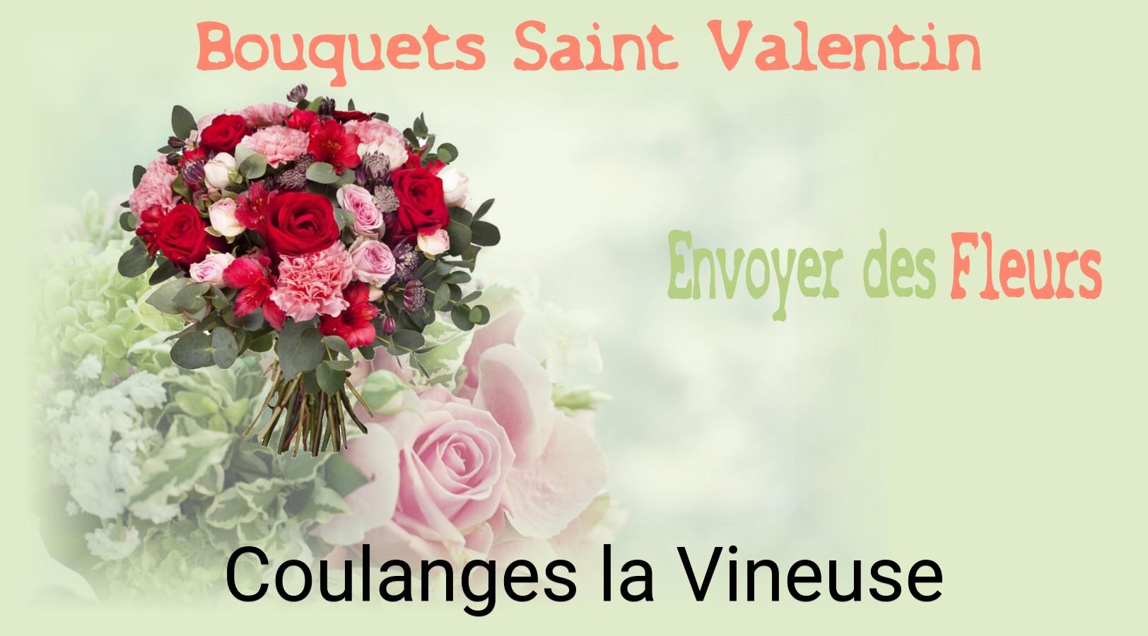 Roses de Saint-Valentin livrées à Coulanges-la-Vineuse